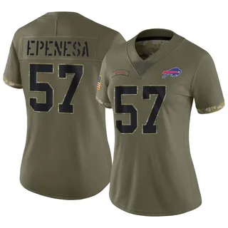 Red Women's AJ Epenesa Buffalo Bills Game Alternate Jersey