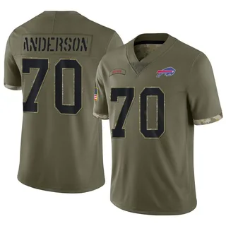 Alec Anderson Men's Nike White Buffalo Bills Custom Game Jersey