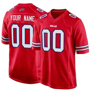 Women's Buffalo Bills Nike Red Alternate Custom Game Jersey