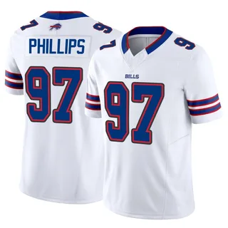 Jordan Phillips Buffalo Bills Men's Limited Vapor F.U.S.E. Nike Jersey - White