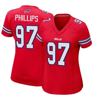 Jordan Phillips Buffalo Bills Women's Game Alternate Nike Jersey - Red