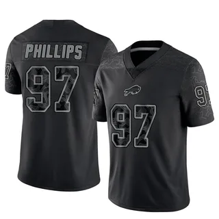 Jordan Phillips Buffalo Bills Youth Limited Reflective Nike Jersey - Black