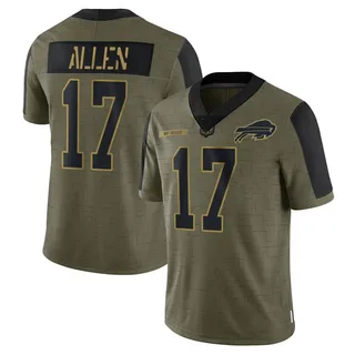 Josh Allen Buffalo Bills Nike Women's 2021 Salute To Service Limited Player  Jersey - Olive