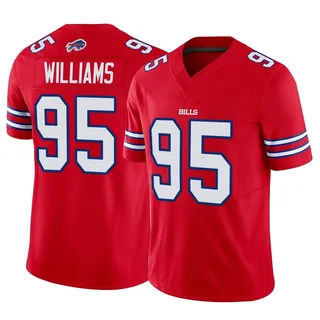 KYLE WILLIAMS Signed White Custom Bills Jersey