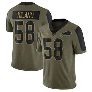 Youth Nike Game Home Matt Milano Buffalo Bills Jersey