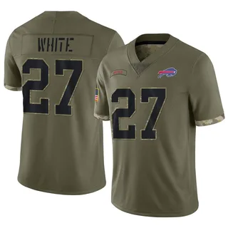 Men's Nike Tre'Davious White Olive Buffalo Bills 2022 Salute to Service Limited Jersey Size: Small